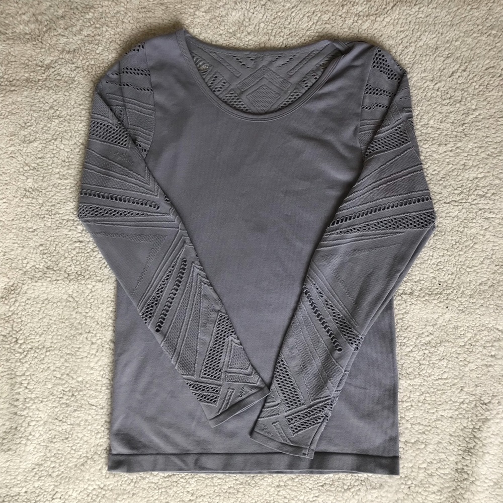 Fabletics Laser Cut Out Long Sleeve